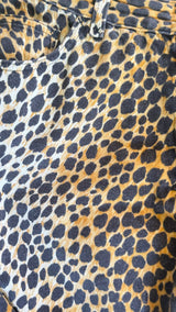 Dolce & Gabbana Leopard Print Cropped Pants