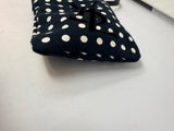 YSL Black and White Polka Dot Crossbody Bag