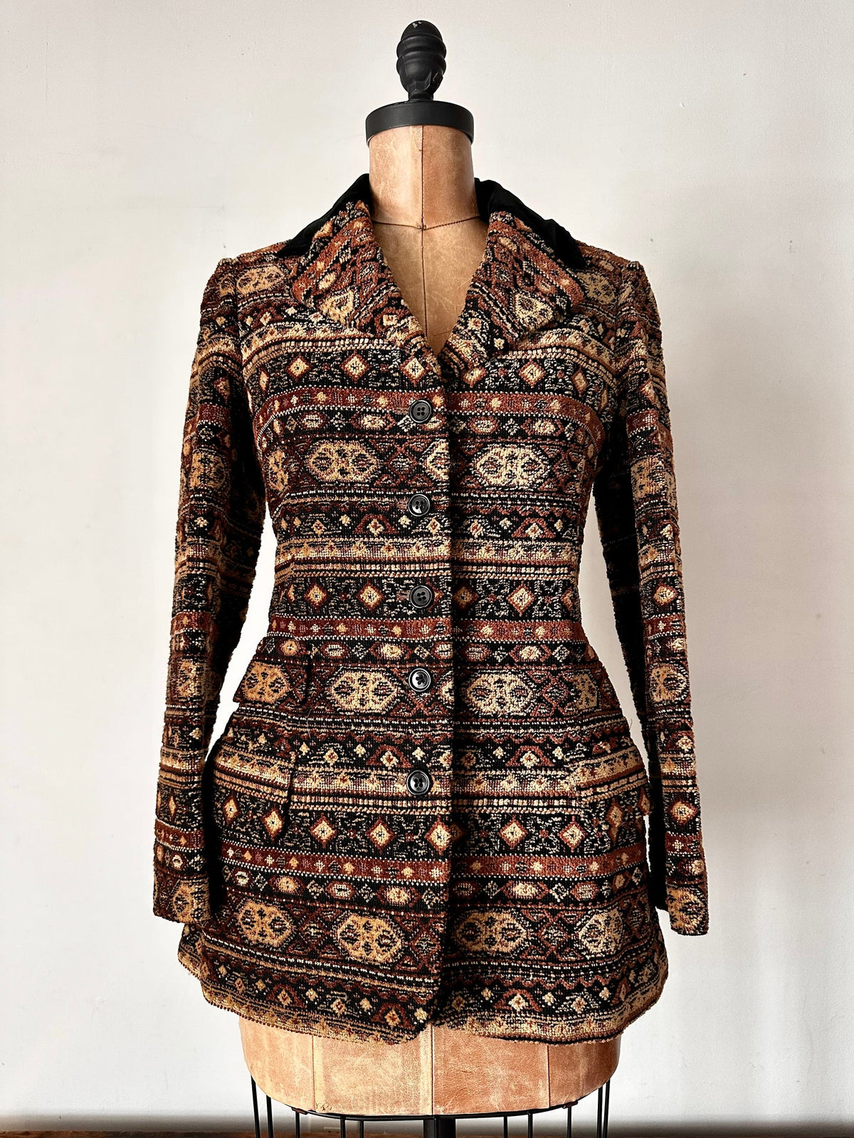 Anne Klein Tapestry Velvet Blazer