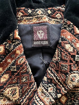 Anne Klein Tapestry Velvet Blazer