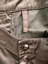 Ochirly Noir satin capris