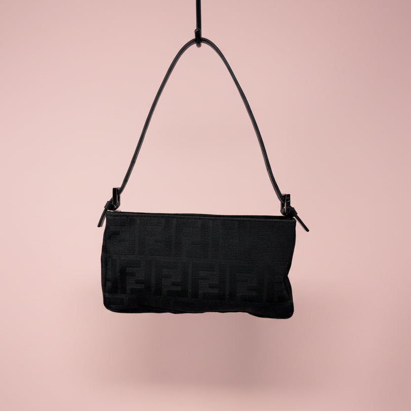 Fendi Zucca Pochette Black
