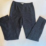 Alberto Makali Metallic Zebra Stripe Skinny Pants