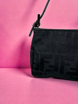 Fendi Zucca Pochette Black