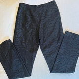 Alberto Makali Metallic Zebra Stripe Skinny Pants