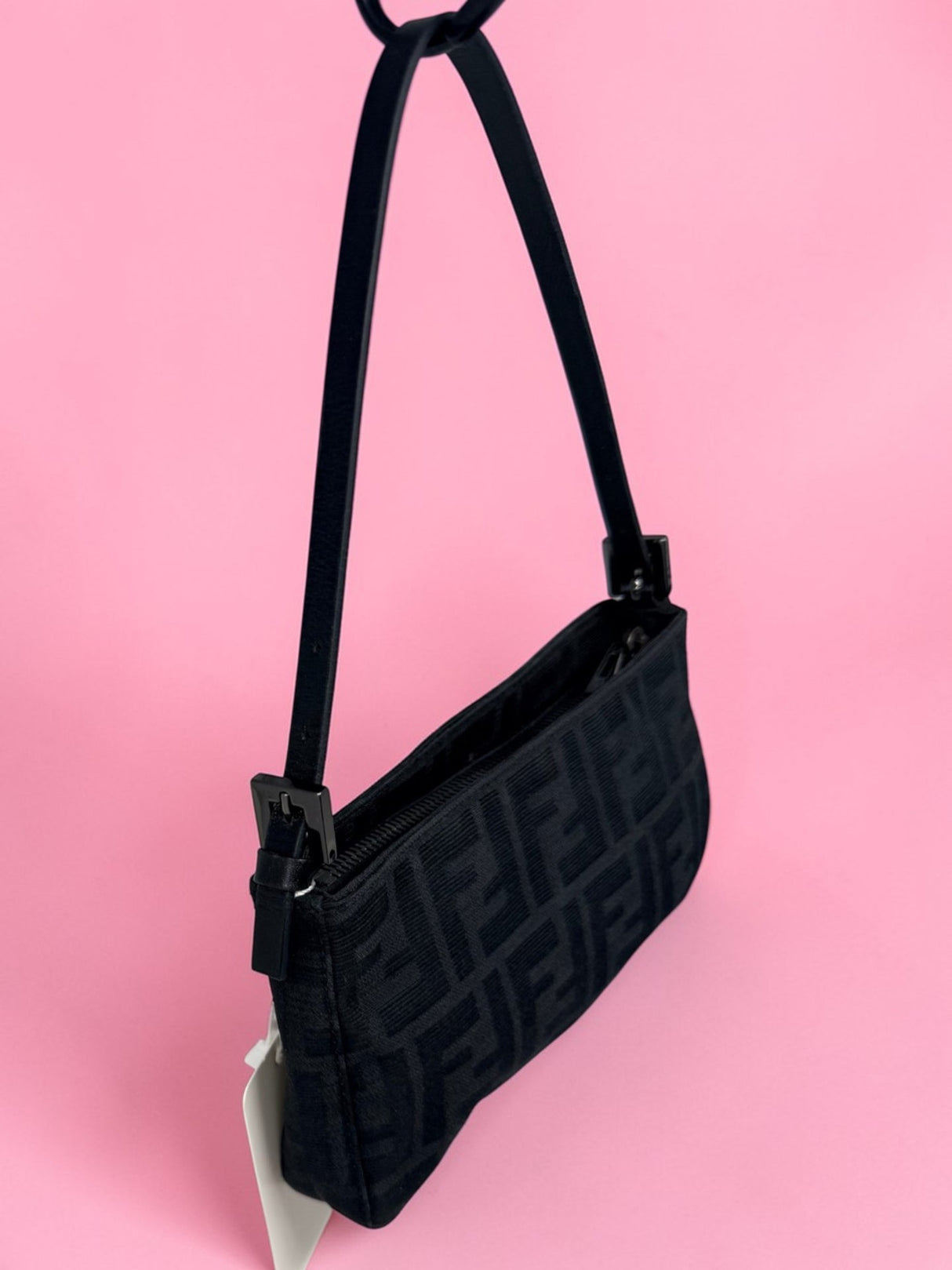 Fendi Zucca Pochette Black