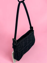 Fendi Zucca Pochette Black