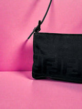Fendi Zucca Pochette Black