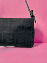 Fendi Zucca Pochette Black