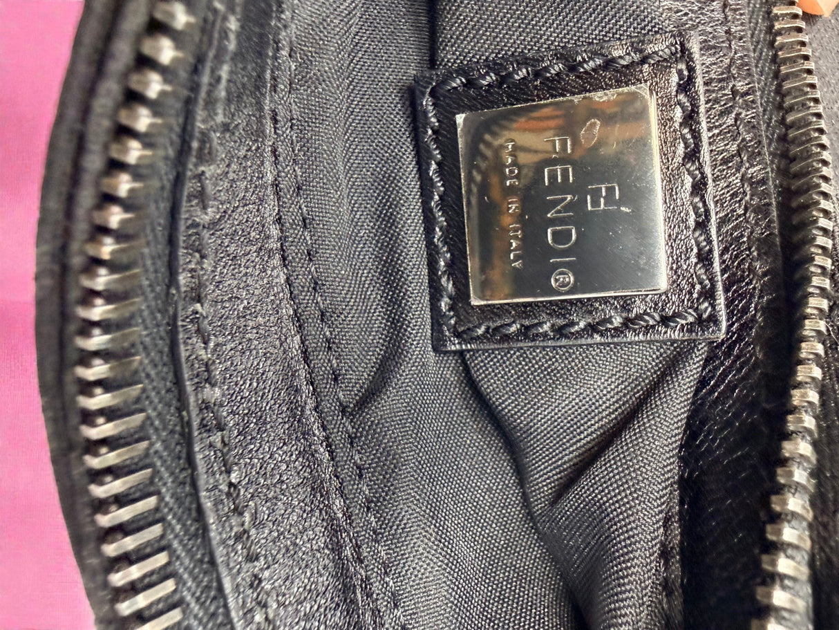 Fendi Zucca Pochette Black