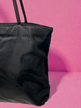 Prada Black Nylon Tote Bag