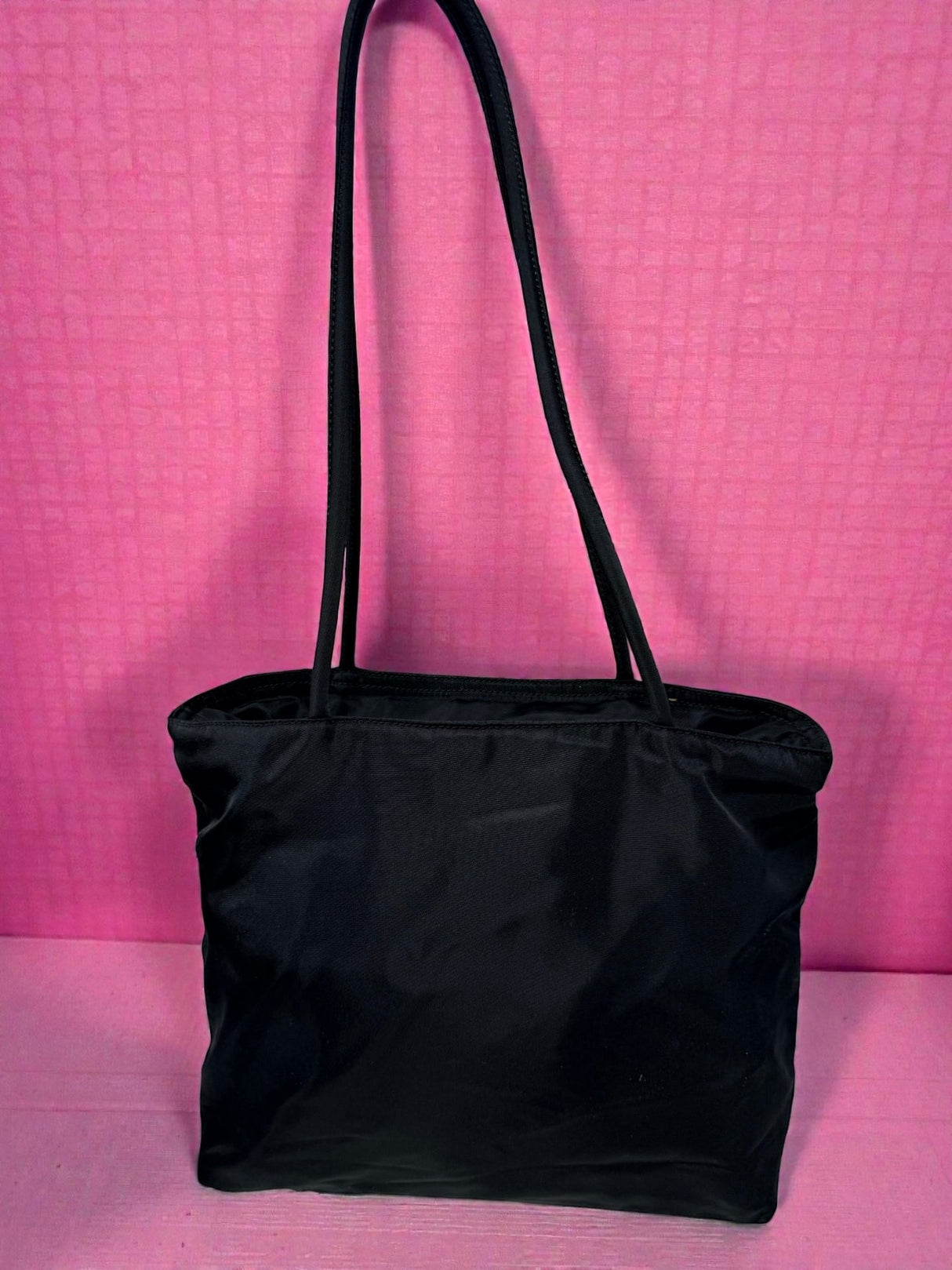 Prada Black Nylon Tote Bag