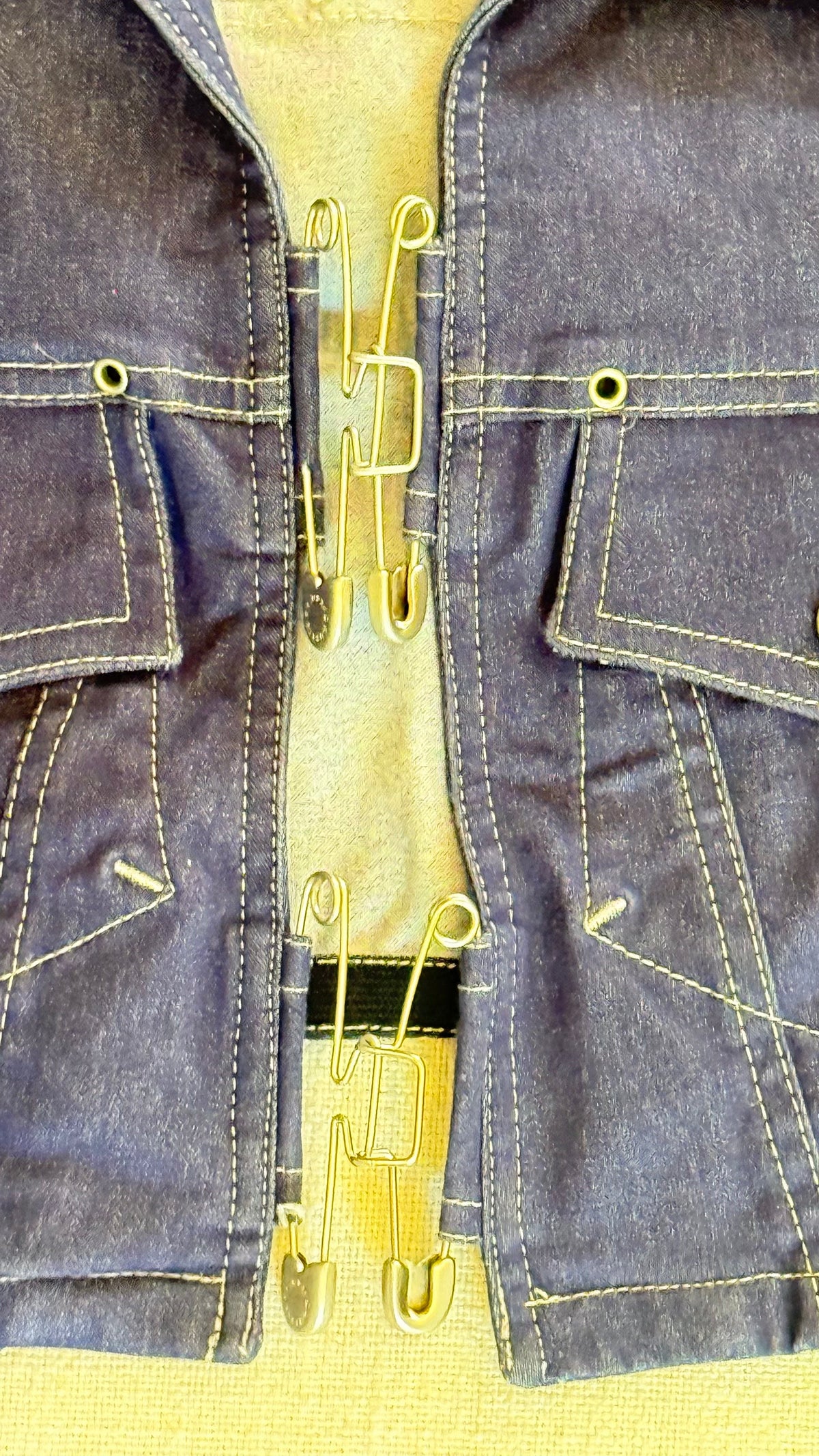 Gaultier Jeans Top (as seen on Bella Hadid)