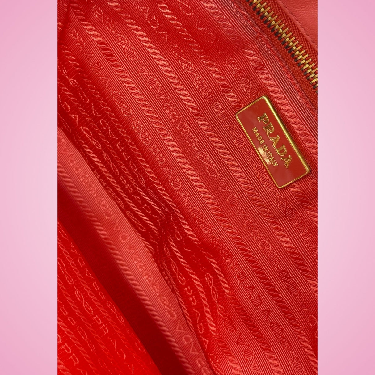 Prada Woven Tessuto Colorful Tote (comes with duster)