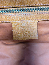 Gucci Bamboo Top Handle Shoulder Bag Light Brown