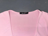 Light Pink O-Ring Long Sleeve Mini Dress