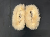 Off-White Fur Tall Winter Snow Boots US 6