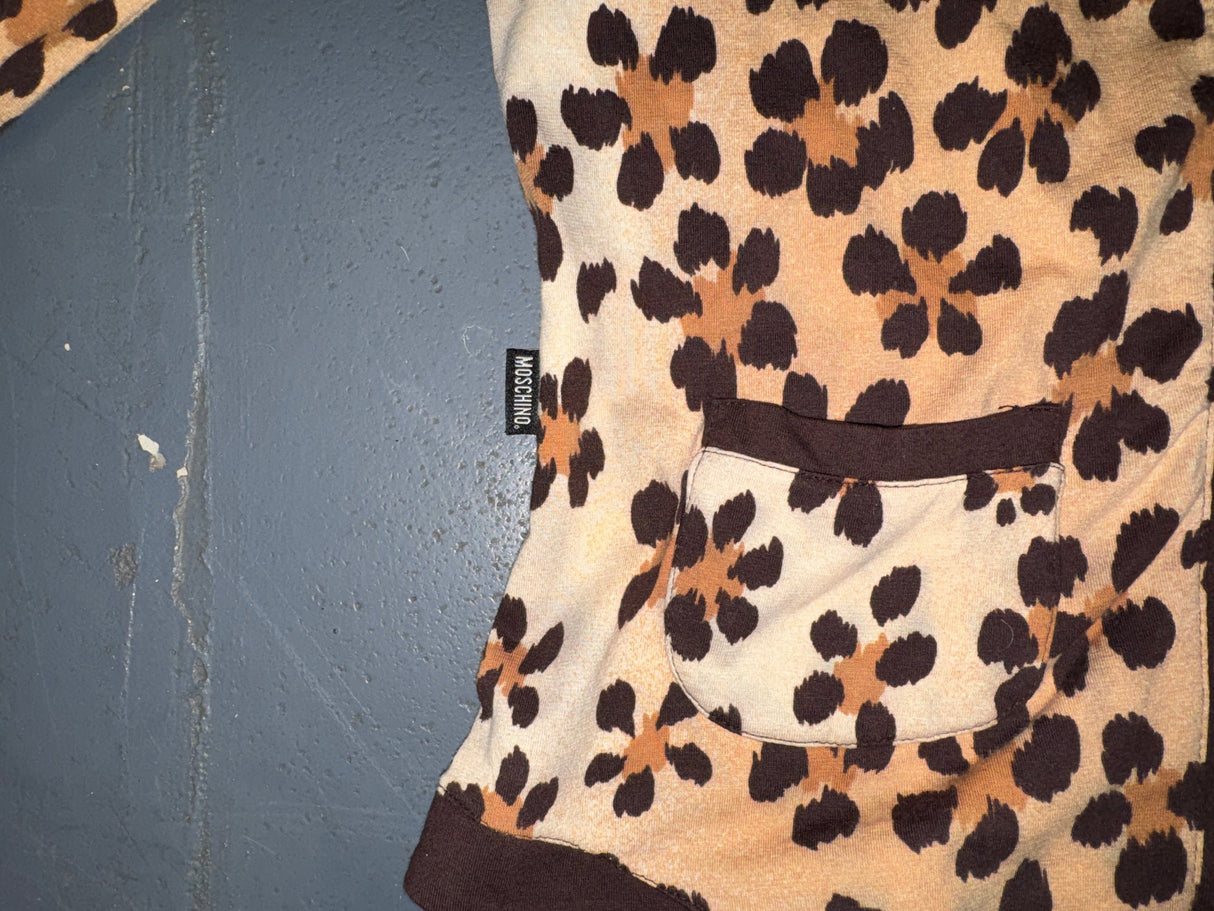 MOSCHINO Leopard Print Cardigan