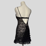 Ruffled lace chemise