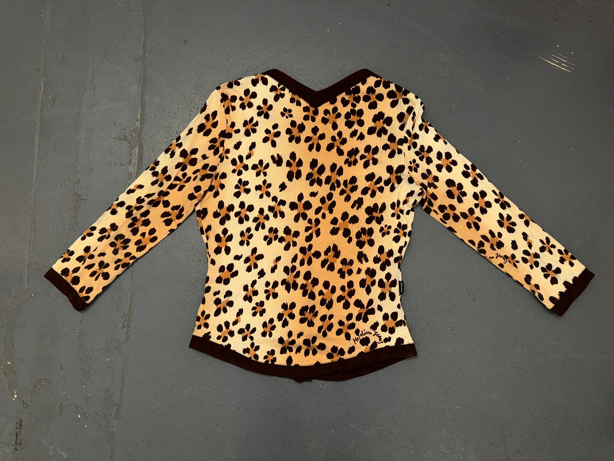MOSCHINO Leopard Print Cardigan