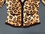 MOSCHINO Leopard Print Cardigan