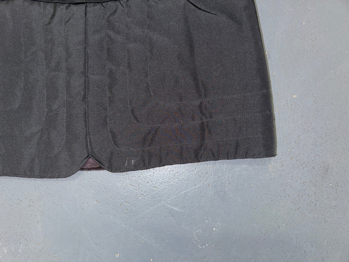ANNA SUI Black Quilted Mini Skirt