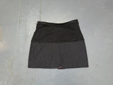 ANNA SUI Black Quilted Mini Skirt