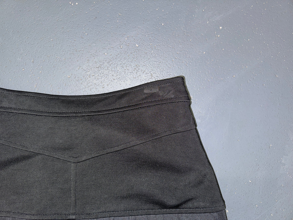 ANNA SUI Black Quilted Mini Skirt