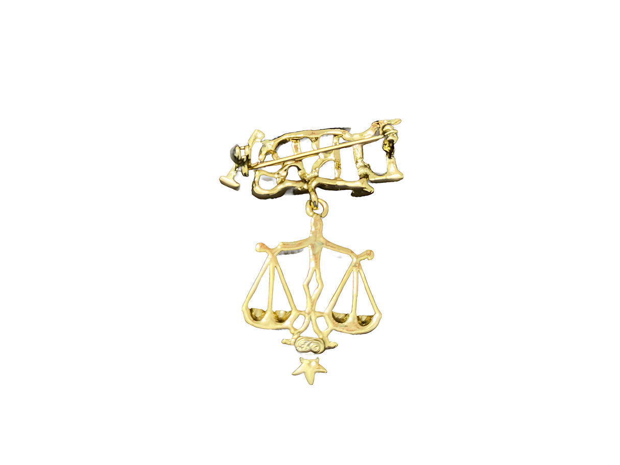 Gold Horoscope 'LIBRA' Pin