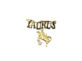 Gold Horoscope 'TAURUS' Pin