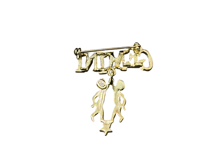 Gold Horoscope 'GEMINI' Pin