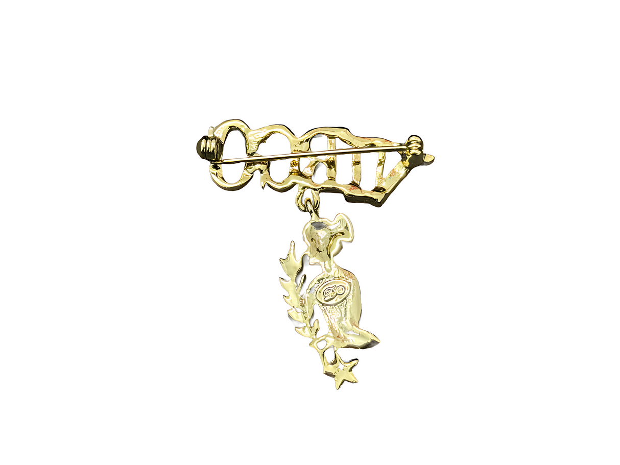 Gold Horoscope 'VIRGO' Pin