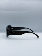 "Abe" 1980s Gold & Wood Paris Sunglasses