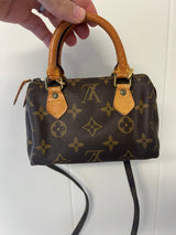 Louis Vuitton Mini Speedy w/ strap
