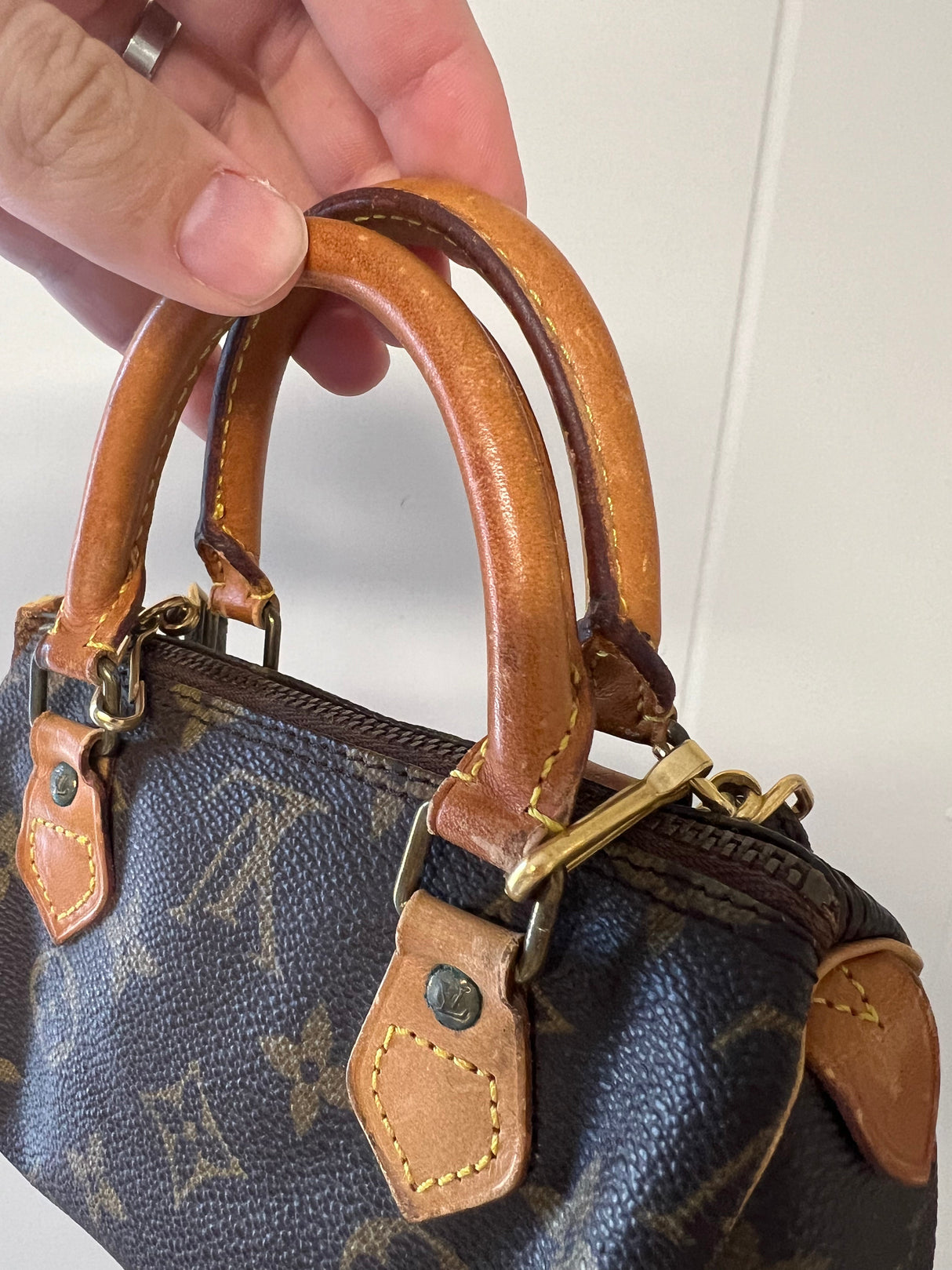 Louis Vuitton Mini Speedy w/ strap