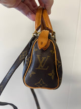 Louis Vuitton Mini Speedy w/ strap