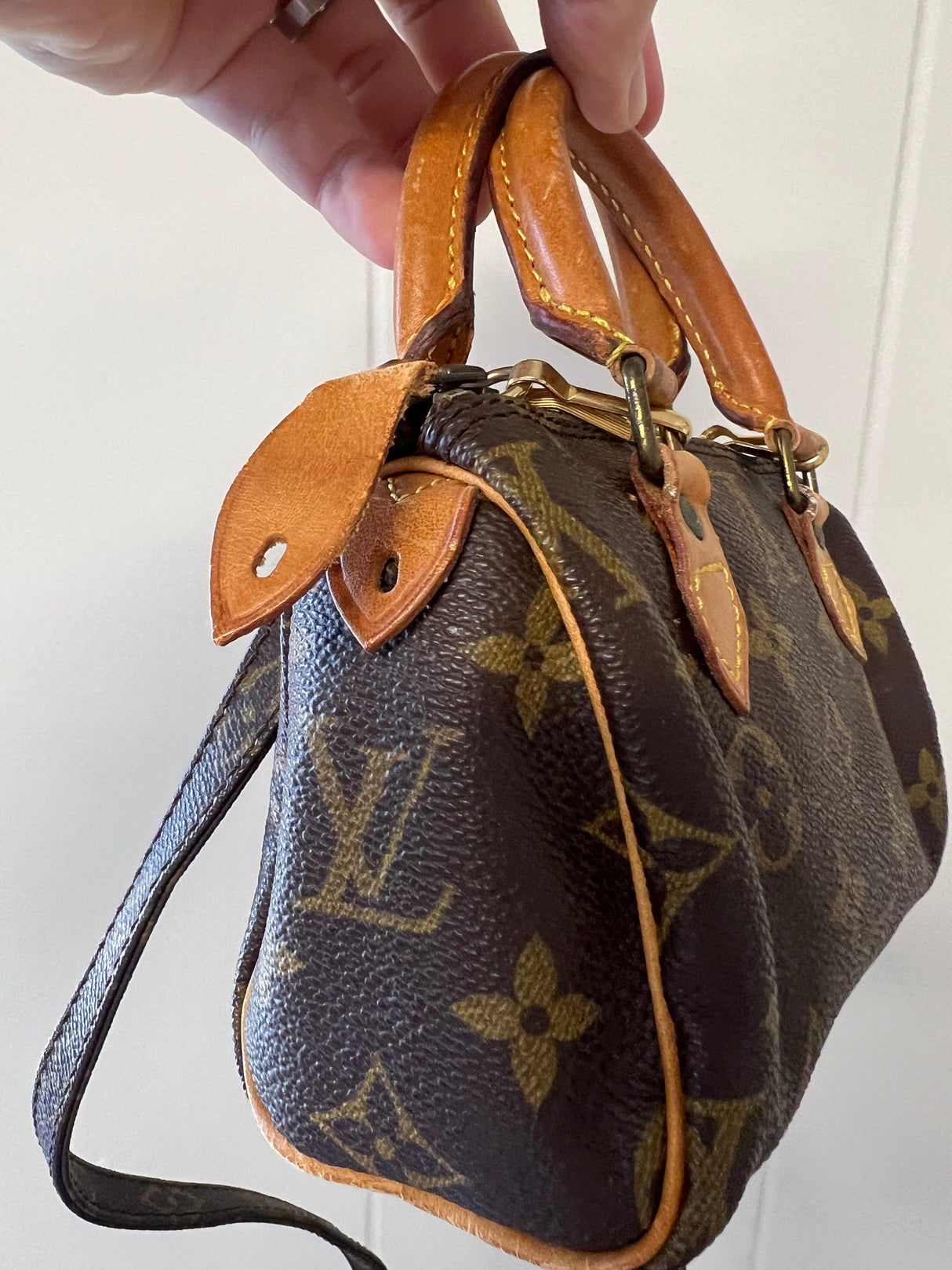 Louis Vuitton Mini Speedy w/ strap