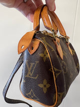 Louis Vuitton Mini Speedy w/ strap