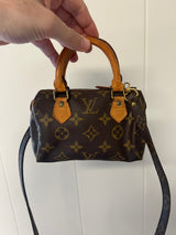 Louis Vuitton Mini Speedy w/ strap