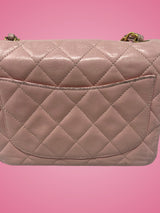 Chanel Mini Classic Flap Pink Leather