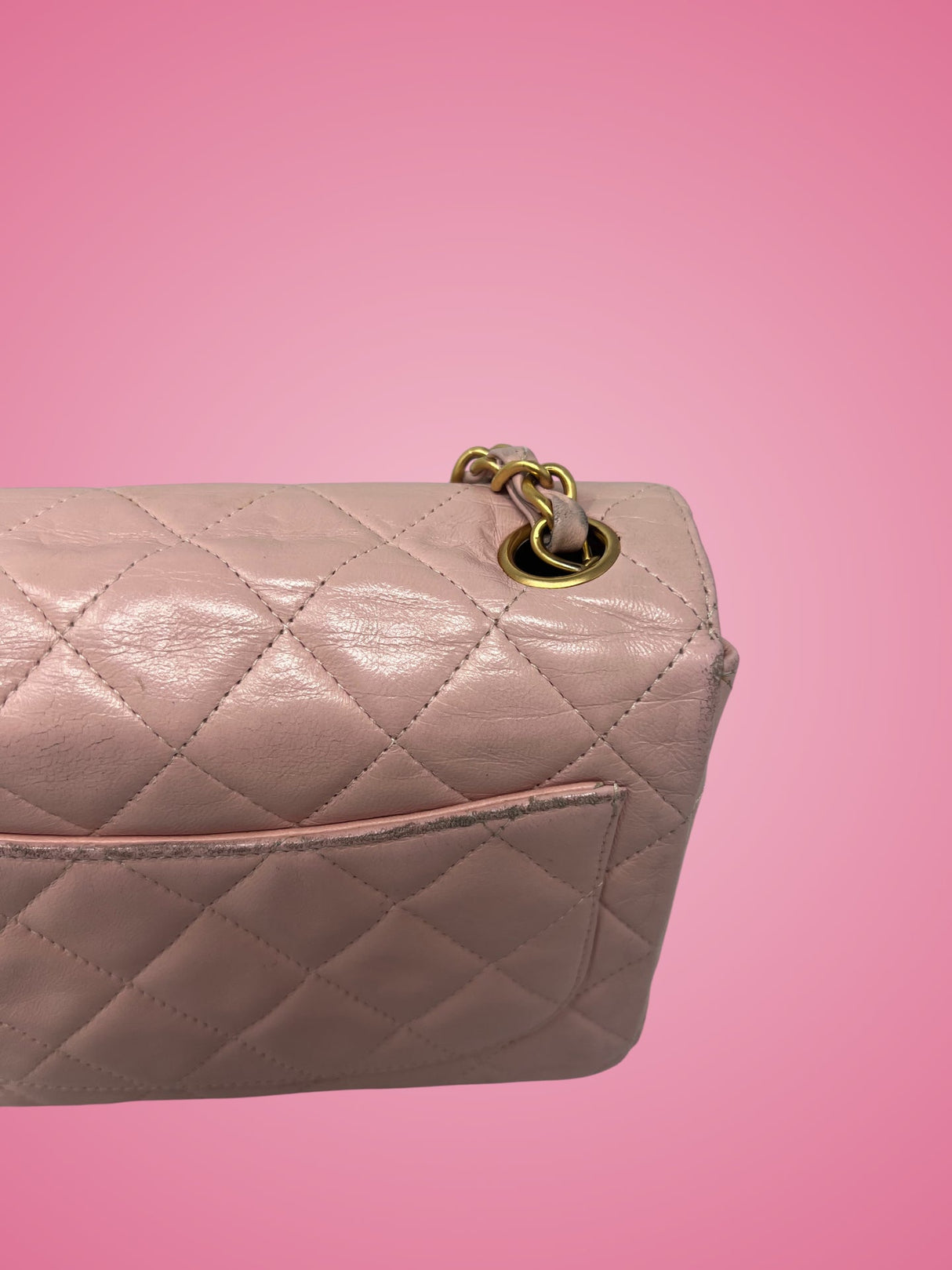 Chanel Mini Classic Flap Pink Leather