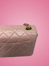 Chanel Mini Classic Flap Pink Leather