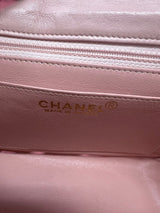 Chanel Mini Classic Flap Pink Leather