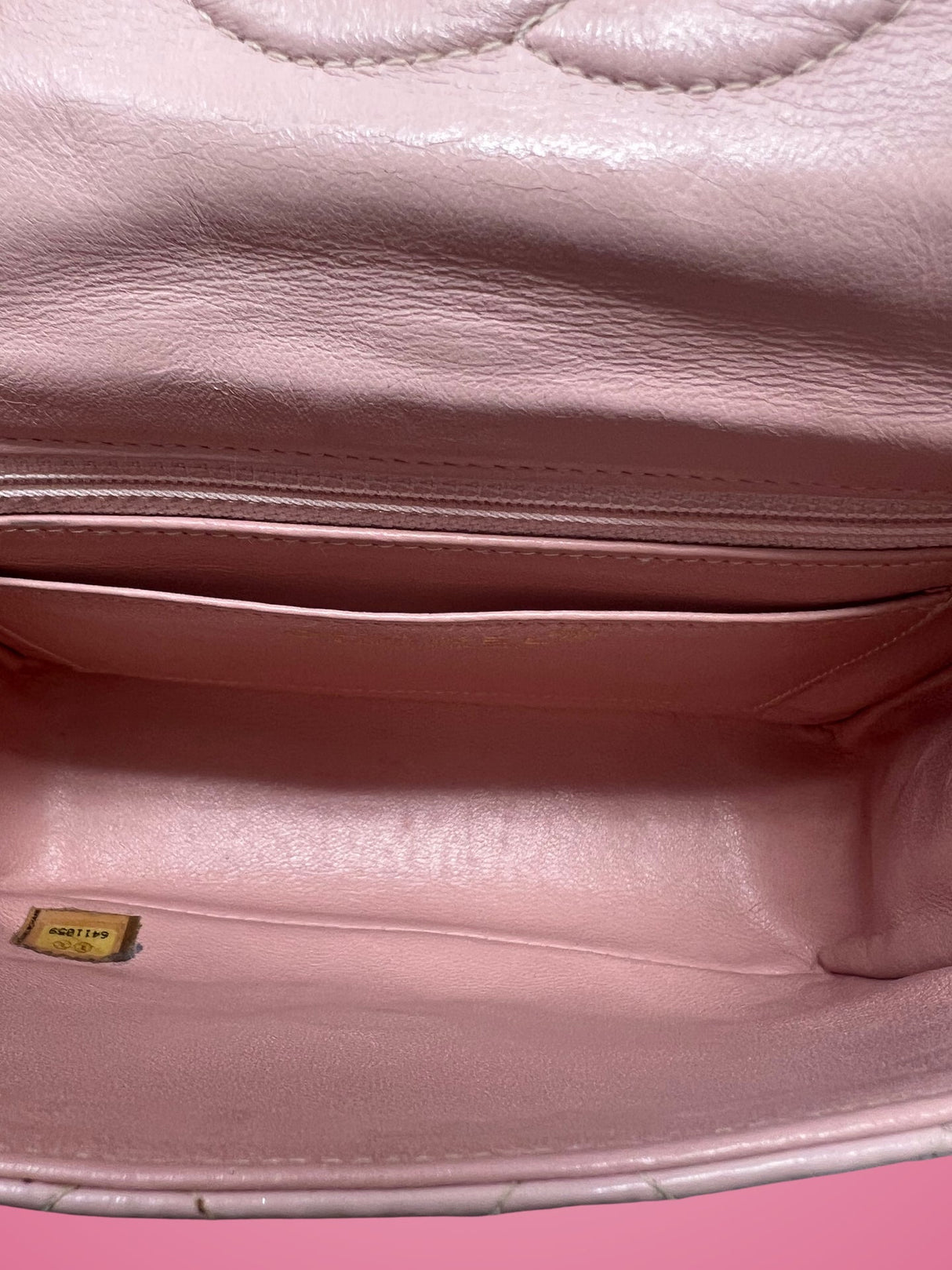 Chanel Mini Classic Flap Pink Leather