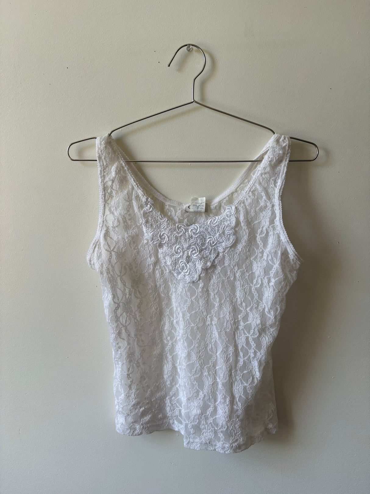 Cinema etoile white lace top