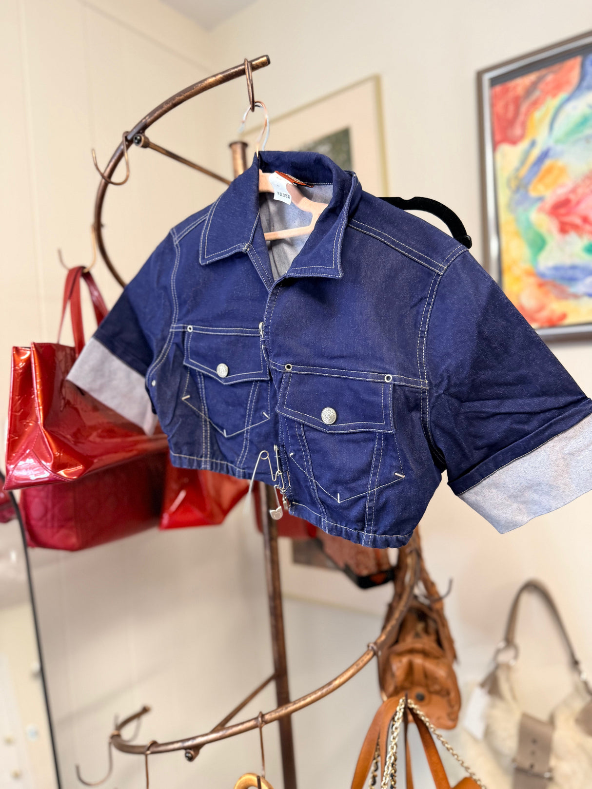 Goultier Denim Top - BELLA HADID WORE THIS