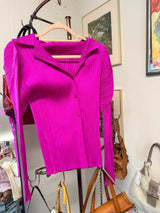 Pink Pleats Top