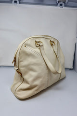 YSL Cream Large Muse Bag