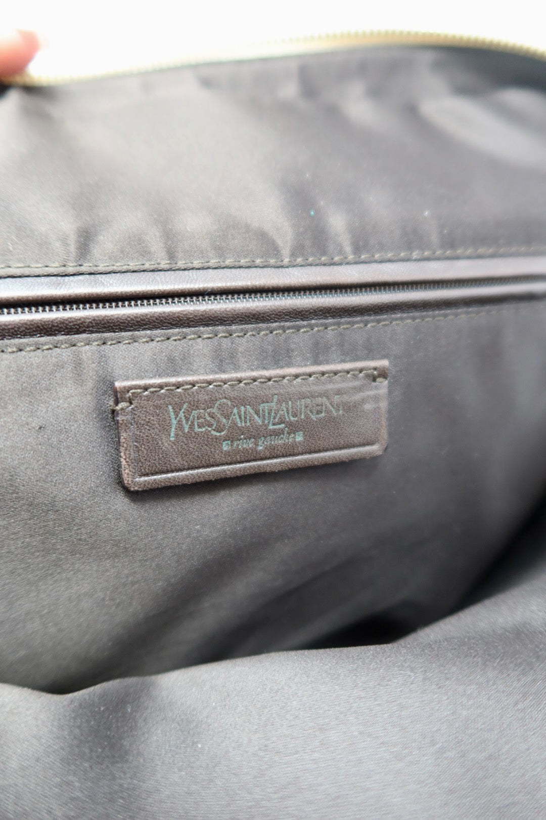 YSL Cream Large Muse Bag