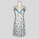 Cotton floral lace trim chemise